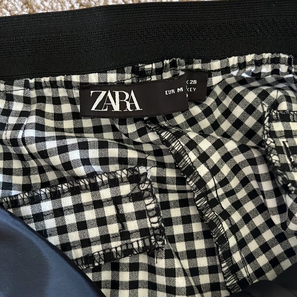 Zara Black And White Pants. - image 3